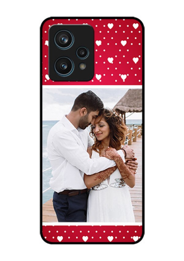 Narzo 50 Pro 5G Photo Printing on Glass Case - Hearts Mobile Case Design