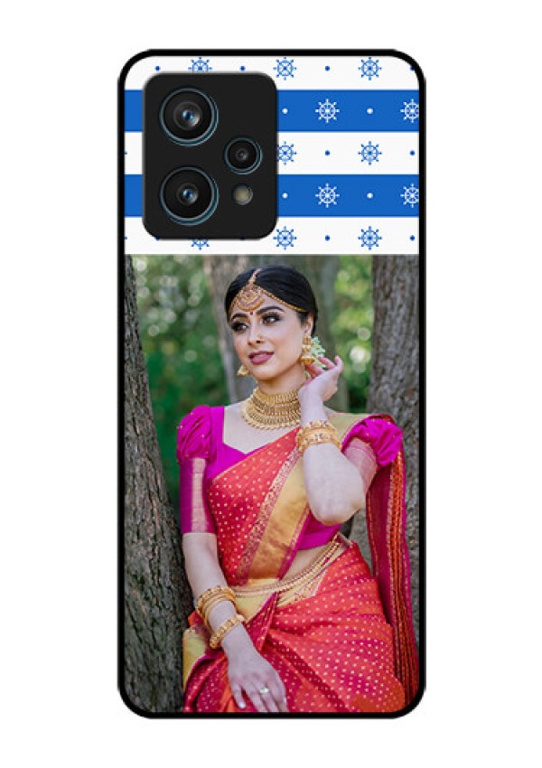 Narzo 50 Pro 5G Photo Printing on Glass Case - Snow Pattern Design