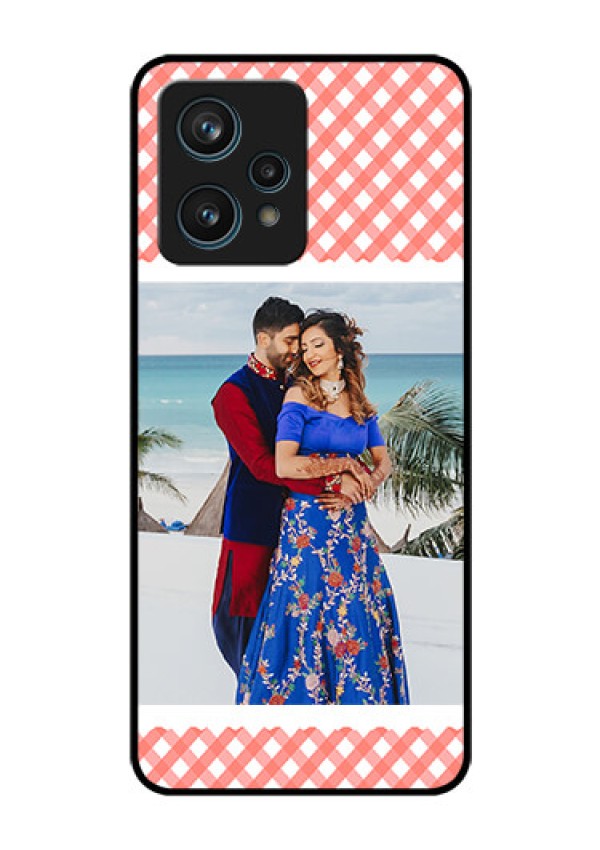 Narzo 50 Pro 5G Personalized Glass Phone Case - Pink Pattern Design