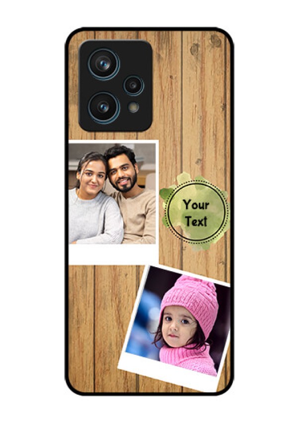 Narzo 50 Pro 5G Custom Glass Phone Case - Wooden Texture Design