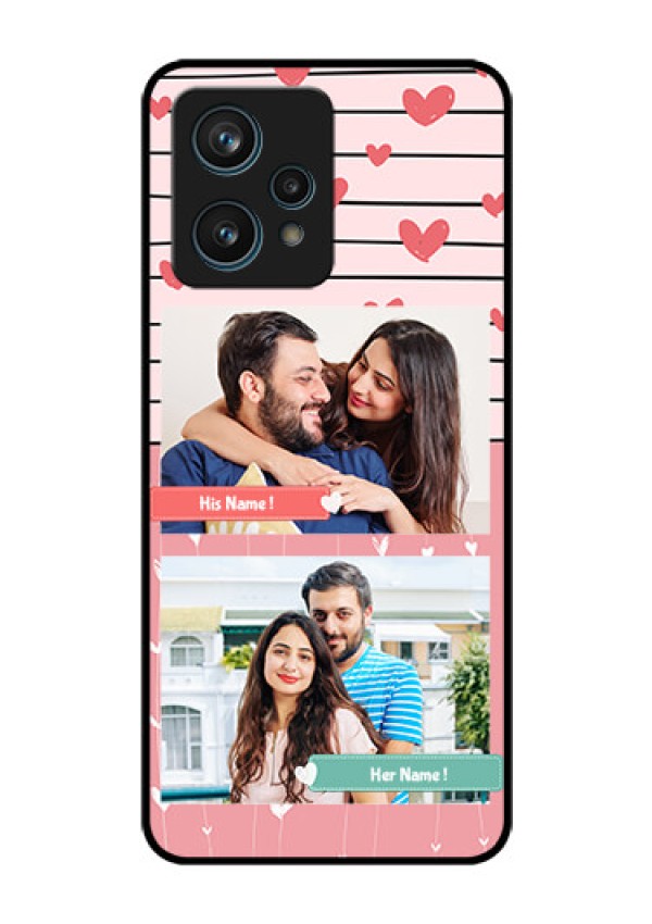 Narzo 50 Pro 5G Custom Glass Mobile Case - Photo with Heart Design