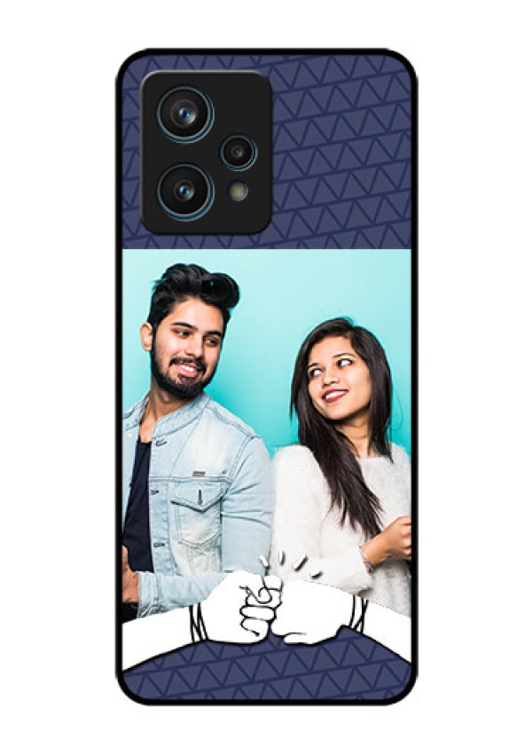 Narzo 50 Pro 5G Photo Printing on Glass Case - with Best Friends Design
