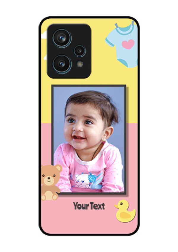 Narzo 50 Pro 5G Photo Printing on Glass Case - Kids 2 Color Design