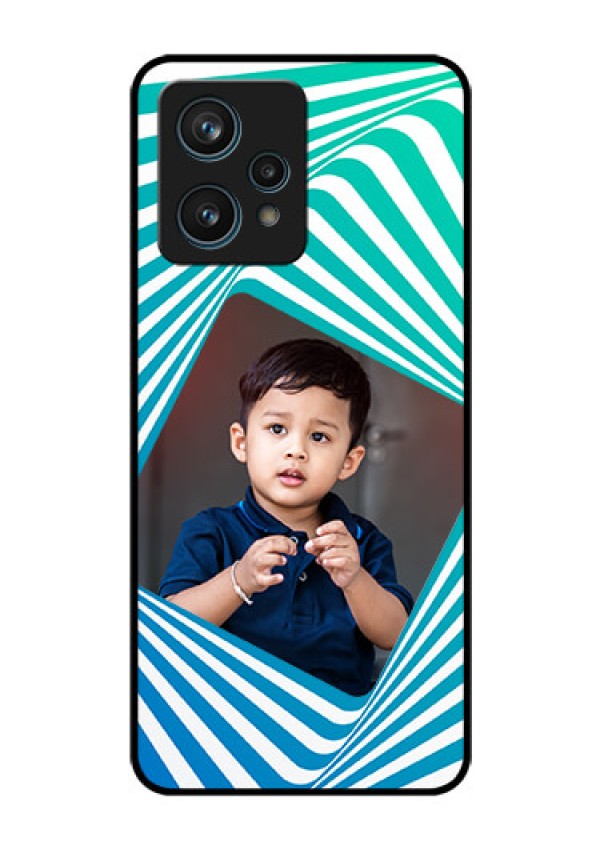 Narzo 50 Pro 5G Personalized Glass Phone Case - Abstract Spiral Design