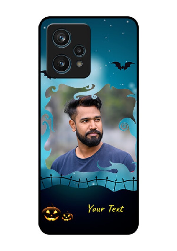 Narzo 50 Pro 5G Custom Glass Phone Case - Halloween frame design