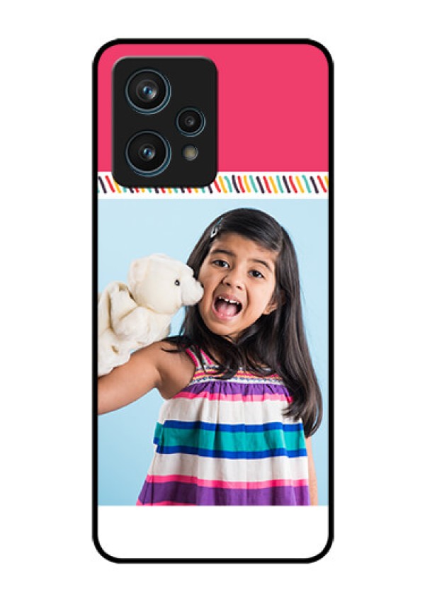Narzo 50 Pro 5G Personalized Glass Phone Case - Line art design