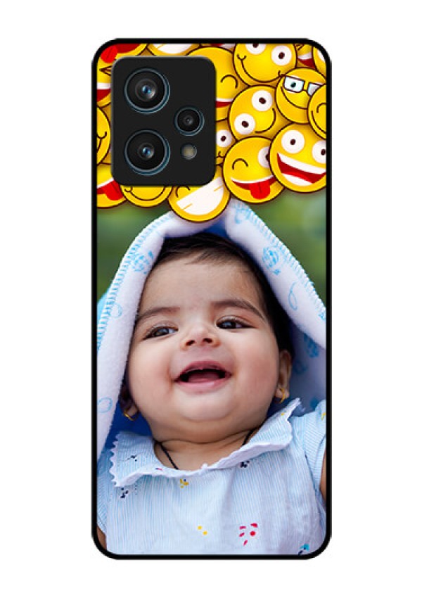 Narzo 50 Pro 5G Custom Glass Mobile Case - with Smiley Emoji Design