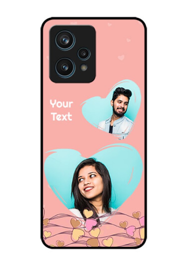Narzo 50 Pro 5G Custom Glass Mobile Case - Love Doodle Design