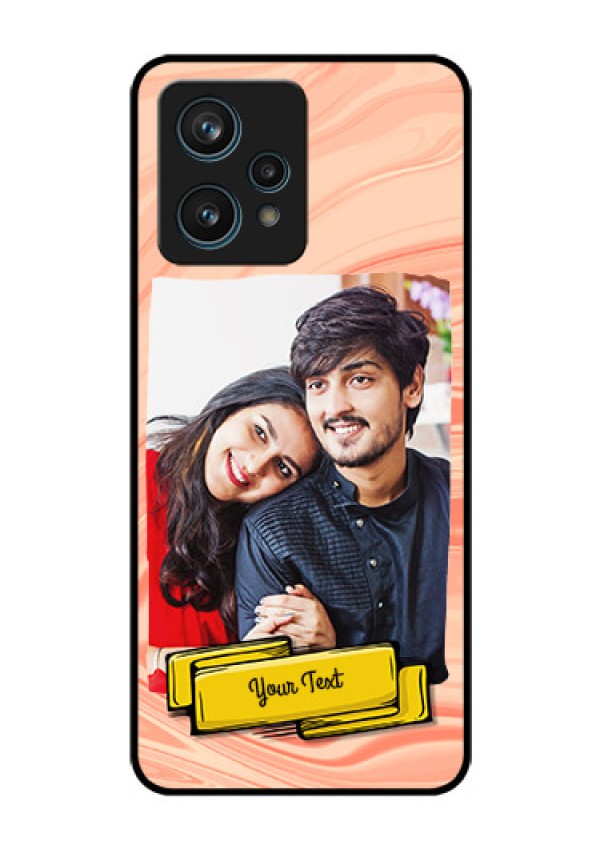 Narzo 50 Pro 5G Personalized Glass Phone Case - Marble Texture Design