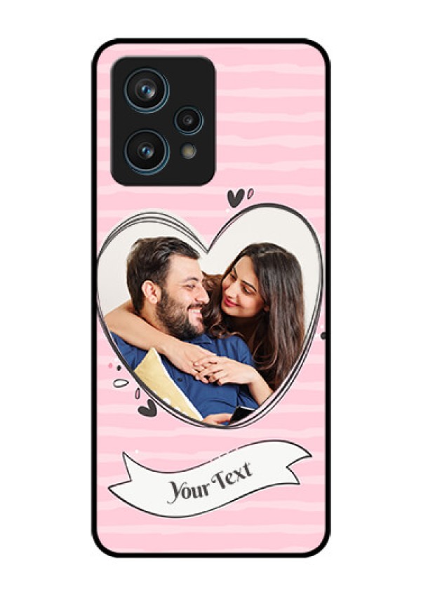 Narzo 50 Pro 5G Custom Glass Phone Case - Vintage Heart Design