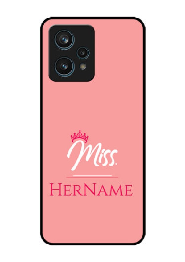Narzo 50 Pro 5G Custom Glass Phone Case Mrs with Name