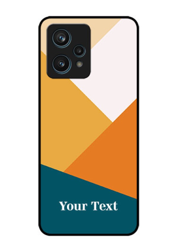 Narzo 50 Pro 5G Personalized Glass Phone Case - Stacked Multi-colour Design