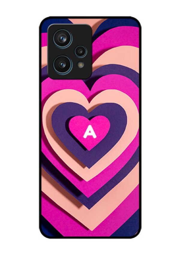 Narzo 50 Pro 5G Custom Glass Mobile Case - Cute Heart Pattern Design