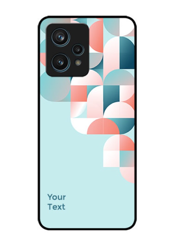 Narzo 50 Pro 5G Custom Glass Phone Case - Stylish Semi-circle Pattern Design