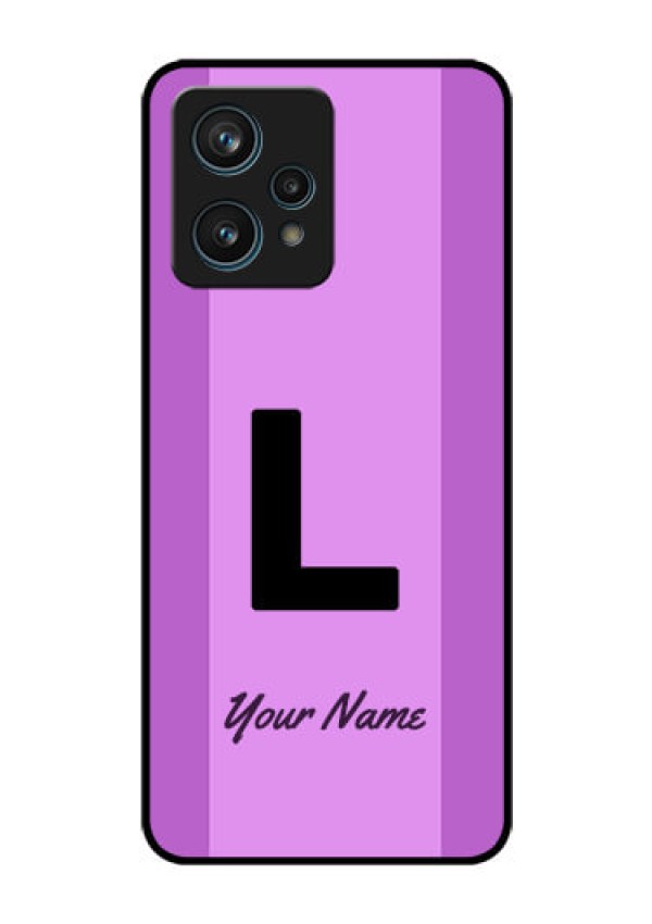 Narzo 50 Pro 5G Custom Glass Phone Case - Tricolor custom text Design