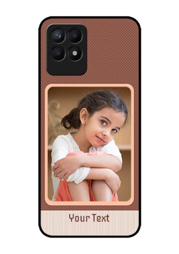 Realme Narzo 50 Custom Glass Phone Case - Simple Pic Upload Design