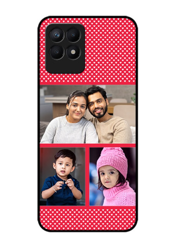 Realme Narzo 50 Personalized Glass Phone Case - Bulk Pic Upload Design
