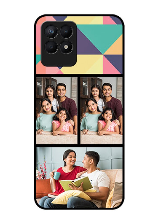 Realme Narzo 50 Custom Glass Phone Case - Bulk Pic Upload Design