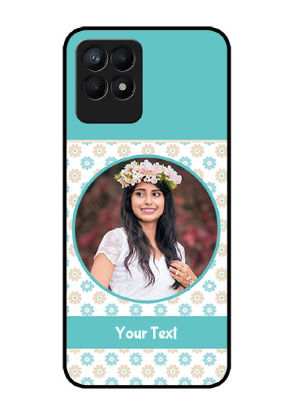 Realme Narzo 50 Custom Glass Mobile Case - Beautiful Flowers Design