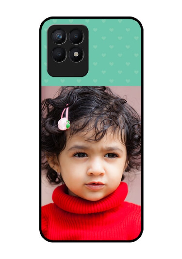 Realme Narzo 50 Custom Glass Phone Case - Lovers Picture Design
