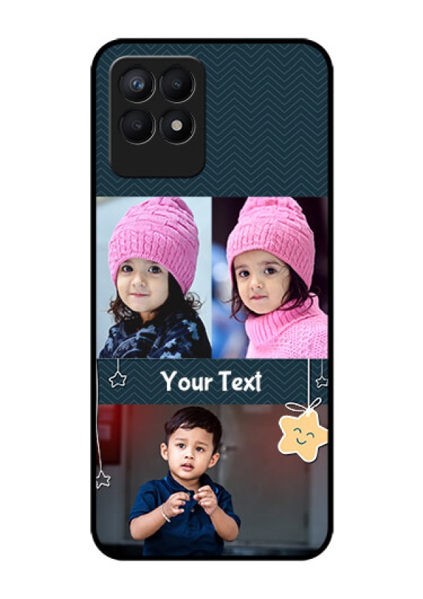 Realme Narzo 50 Custom Glass Mobile Case - Hanging Stars Design