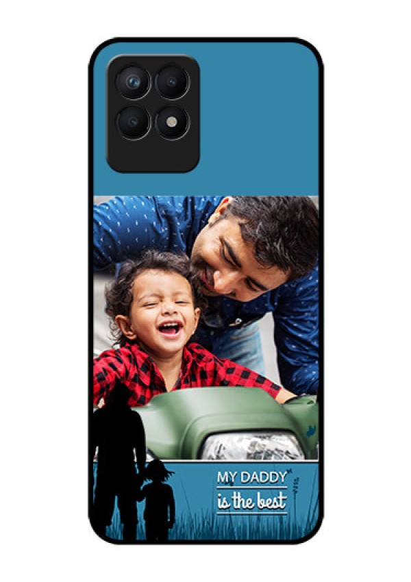 Realme Narzo 50 Custom Glass Mobile Case - Best dad design