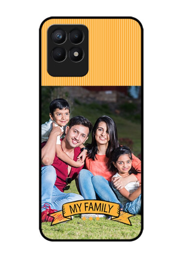 Realme Narzo 50 Custom Glass Phone Case - My Family Design