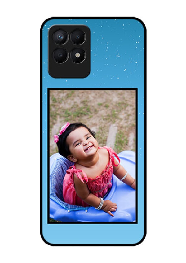 Realme Narzo 50 Custom Glass Mobile Case - Wave Pattern Colorful Design