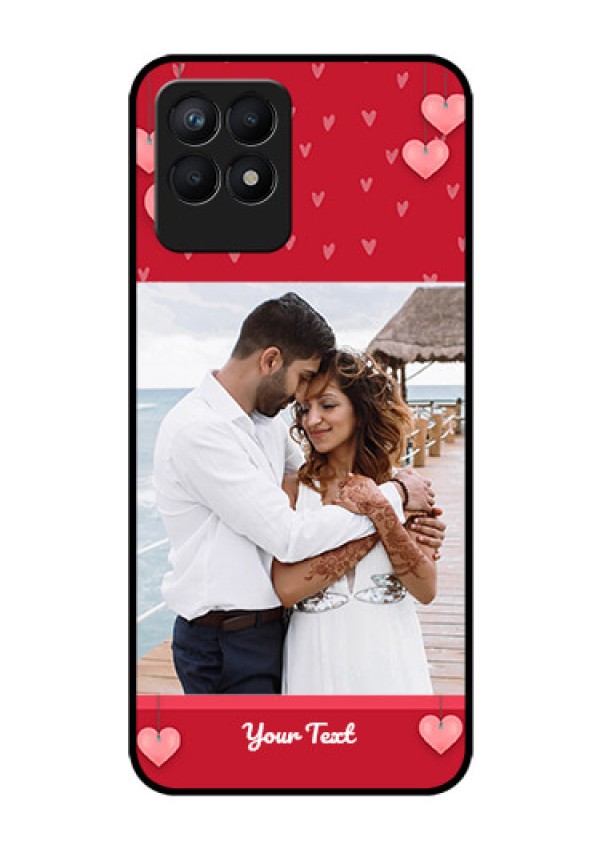 Realme Narzo 50 Custom Glass Phone Case - Valentines Day Design