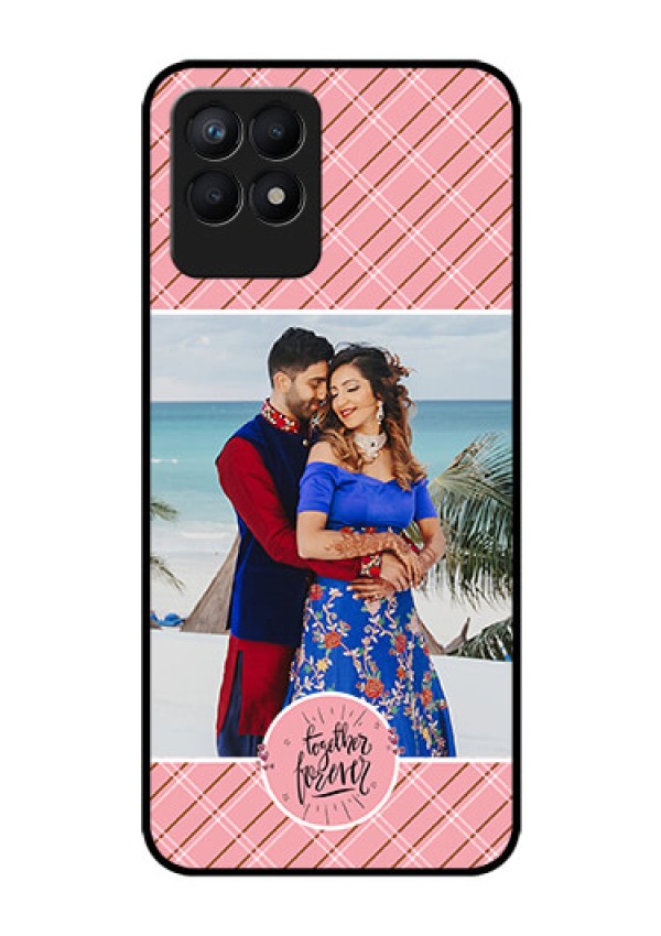 Realme Narzo 50 Personalized Glass Phone Case - Together Forever Design