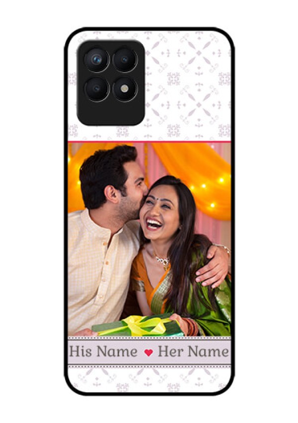 Realme Narzo 50 Custom Glass Mobile Case - with Photo and Ethnic Design