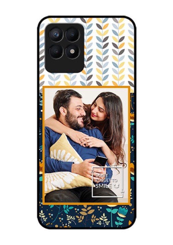 Realme Narzo 50 Custom Glass Mobile Case - Pattern Design