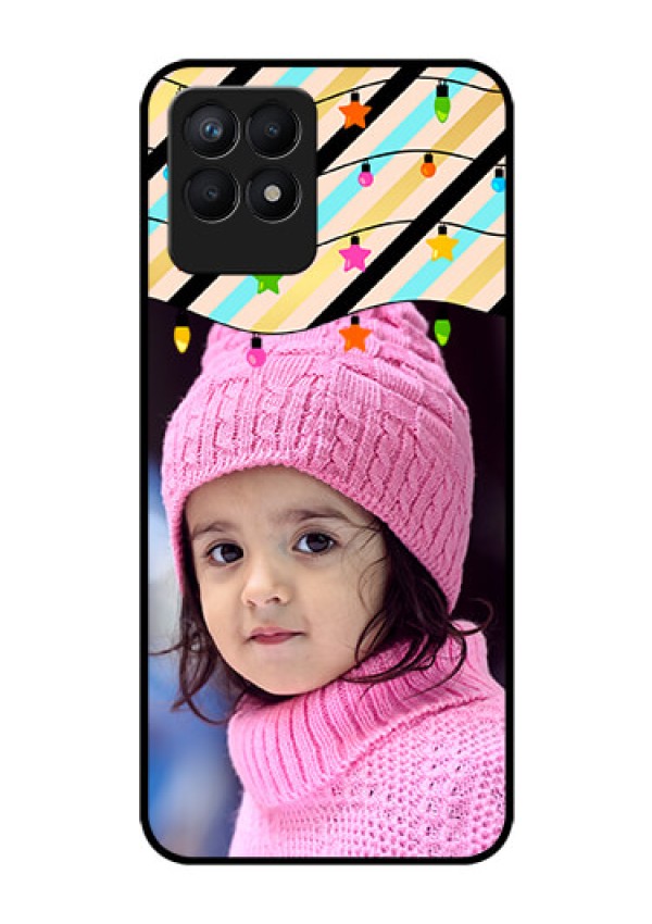 Realme Narzo 50 Custom Glass Mobile Case - Lights Hanging Design