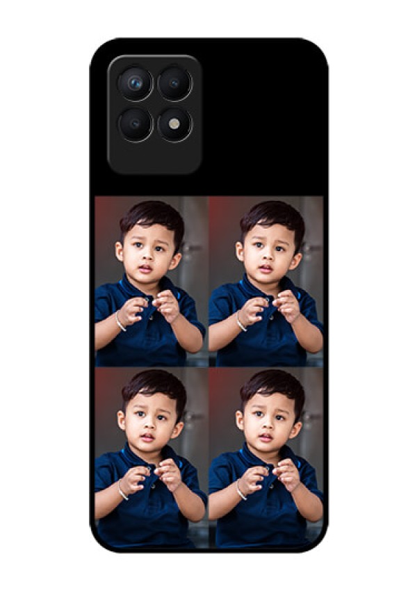 Realme Narzo 50 4 Image Holder on Glass Mobile Cover