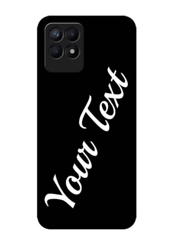 Realme Narzo 50 Custom Glass Mobile Cover with Your Name