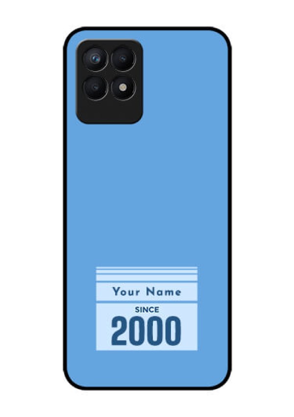 Narzo 50 Custom Glass Mobile Case - Custom Year of birth Design