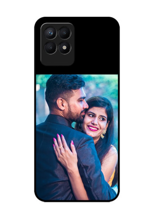 Narzo 50 Custom Glass Phone Case - Upload Full Picture With Custom Color Design