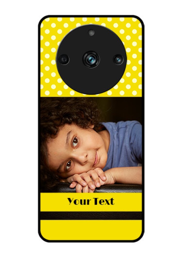 Realme Narzo 60 Pro 5G Custom Glass Phone Case - Bright Yellow Case Design