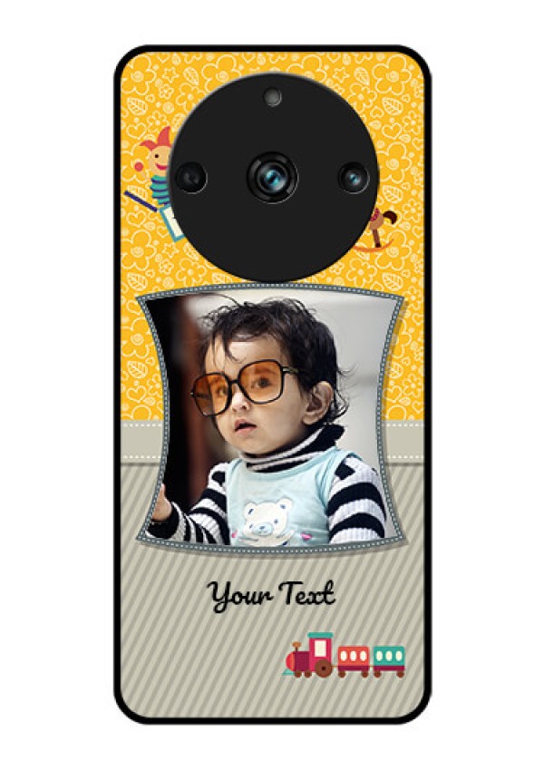 Realme Narzo 60 Pro 5G Personalized Glass Phone Case - Baby Picture Upload Design
