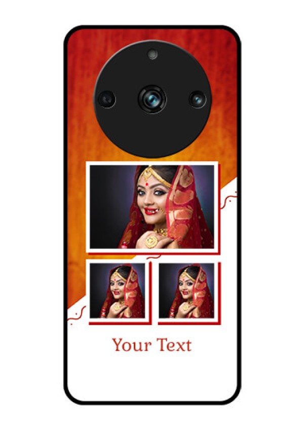 Realme Narzo 60 Pro 5G Custom Glass Phone Case - Wedding Memories Design
