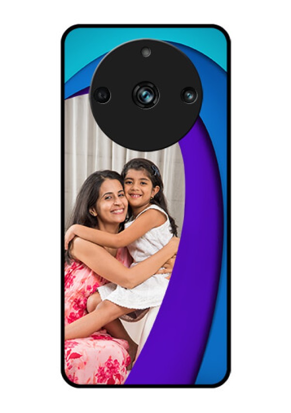 Realme Narzo 60 Pro 5G Photo Printing on Glass Case - Simple Pattern Design