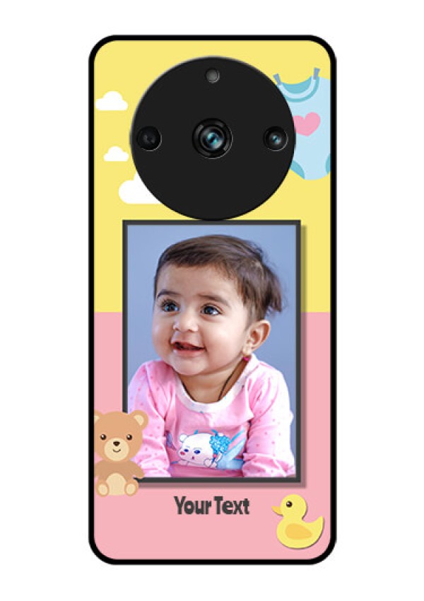 Realme Narzo 60 Pro 5G Photo Printing on Glass Case - Kids 2 Color Design