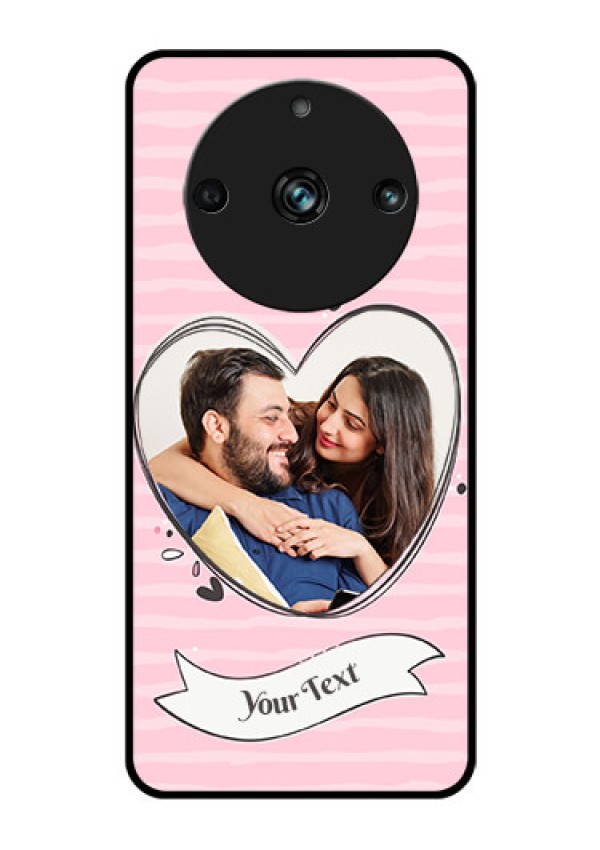 Realme Narzo 60 Pro 5G Custom Glass Phone Case - Vintage Heart Design