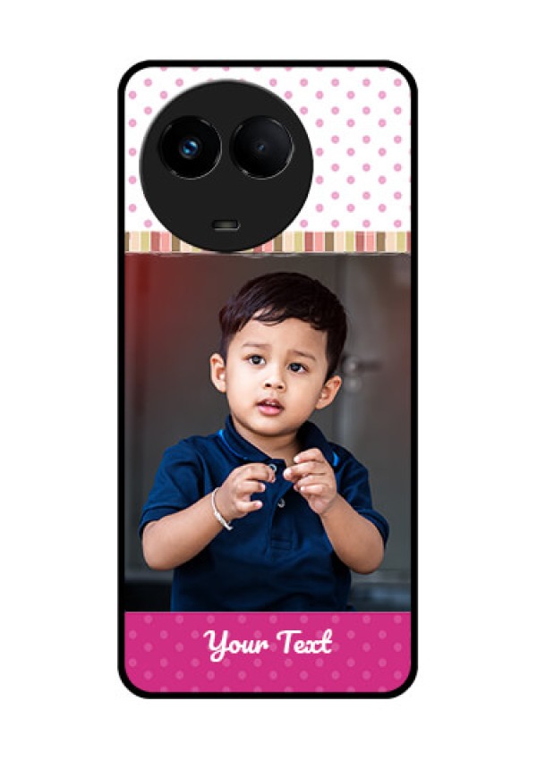 Realme Narzo 60x 5G Photo Printing on Glass Case - Cute Girls Cover Design