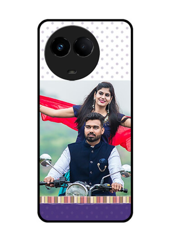 Realme Narzo 60x 5G Photo Printing on Glass Case - Cute Family Design