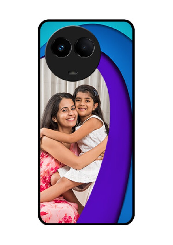 Realme Narzo 60x 5G Photo Printing on Glass Case - Simple Pattern Design