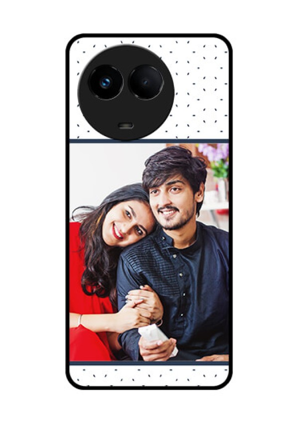 Realme Narzo 60x 5G Personalized Glass Phone Case - Premium Dot Design