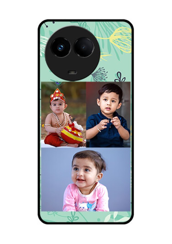 Realme Narzo 60x 5G Photo Printing on Glass Case - Forever Family Design