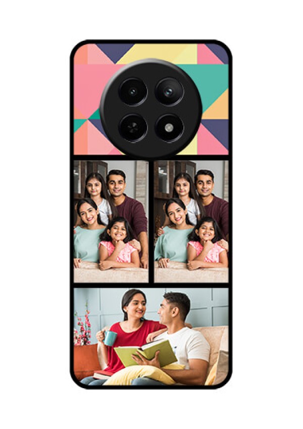 Realme Narzo 70X 5G Custom Glass Phone Case - Bulk Pic Upload Design