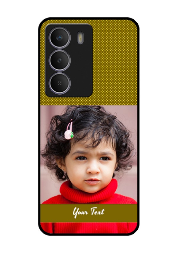 Realme Narzo 80 Lite Custom Glass Phone Case - Simple Green Color Design